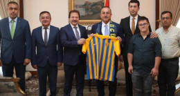 Bakan Çavuşoğlu’ndan Ankaragücü’ne Kombine Desteği